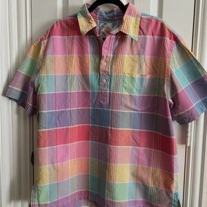 Multicolor Plaid Men's Shirt